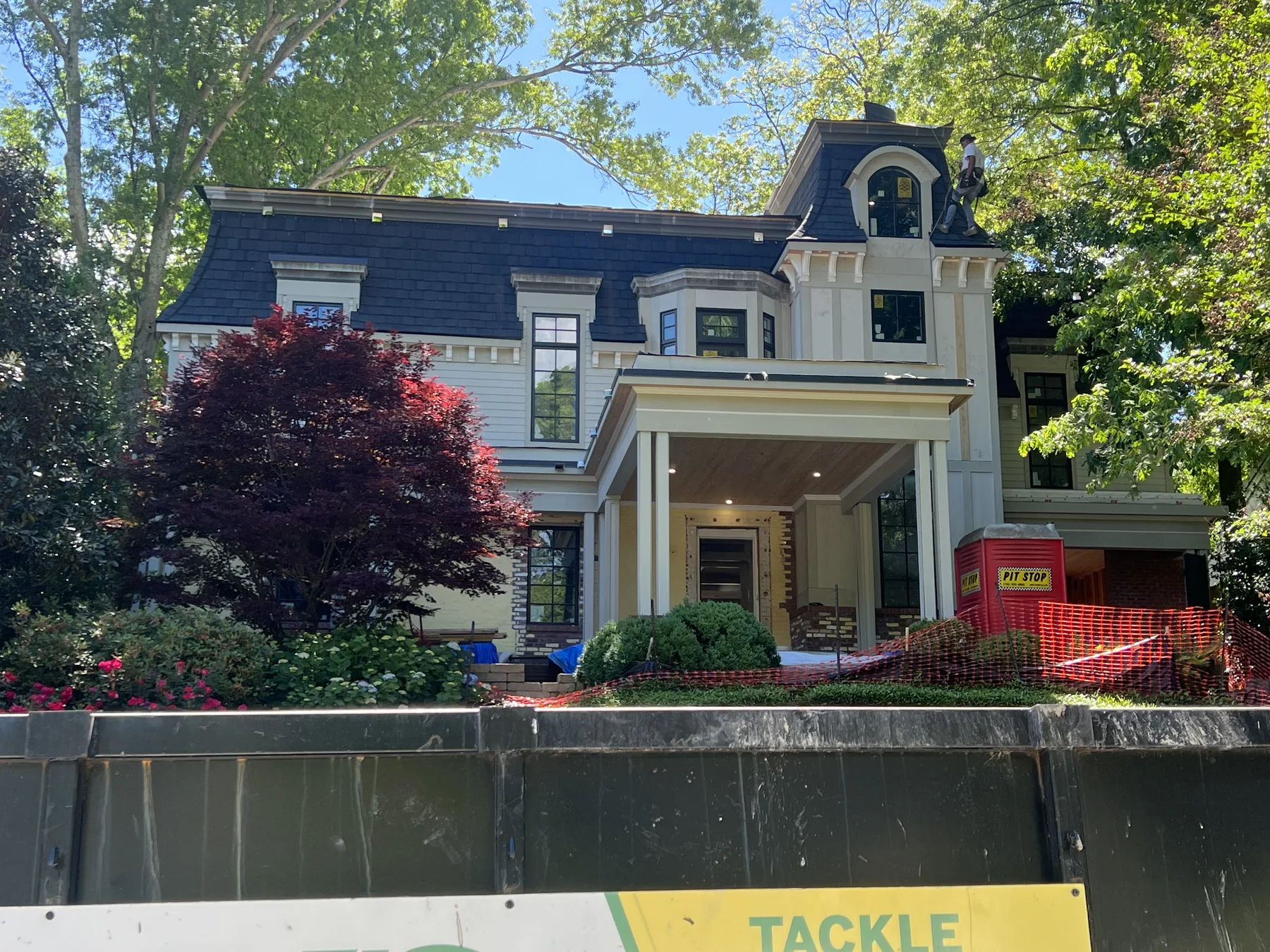 Completed premium shingle and metal roof