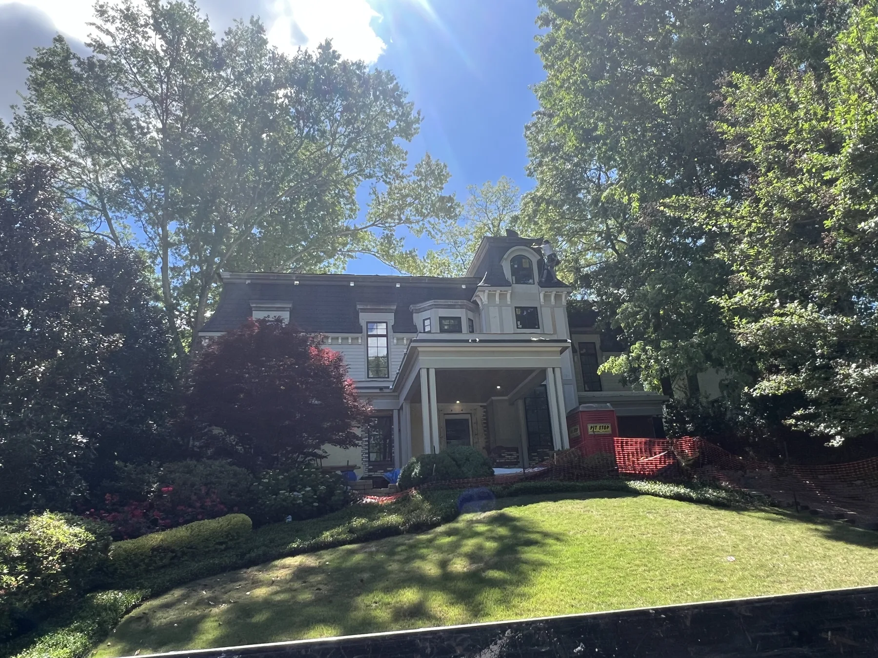 Architectural metal and shingle transition