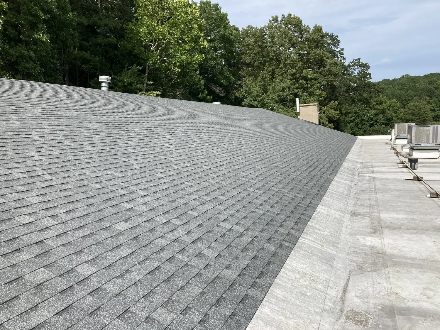 Commercial roof detail