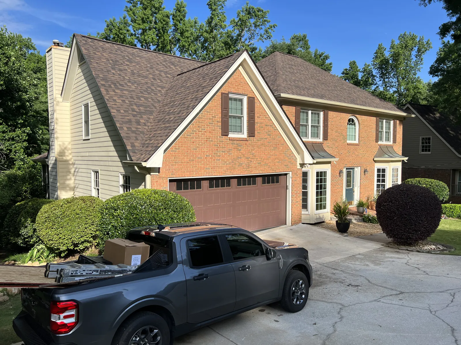 Alternate angle roofing project