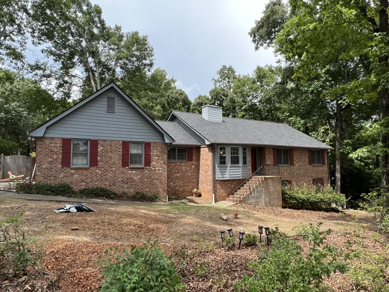 Front roofline roofing project