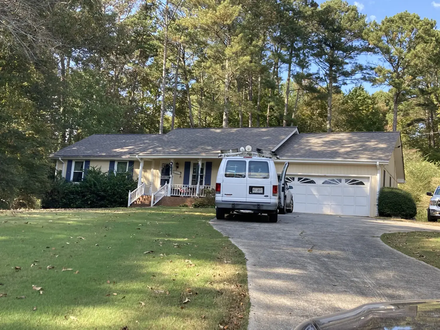 Additional project; vehicle present roofing project